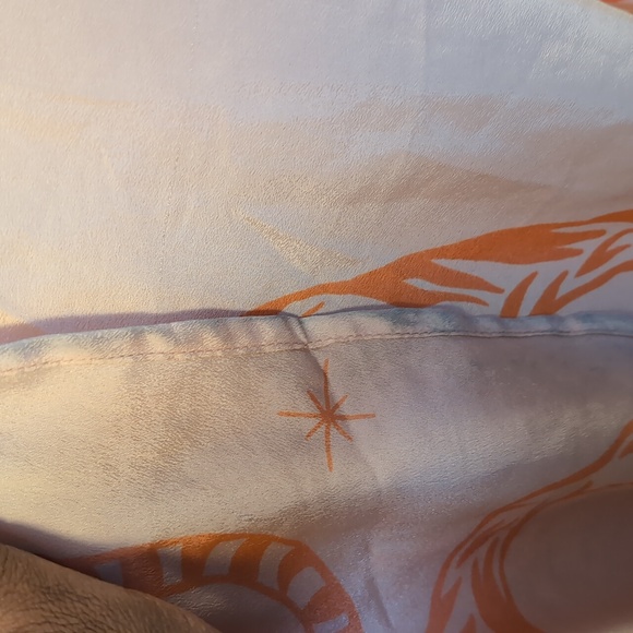 Chic Peach Patterned Maxi Dress - Picture 3 of 9